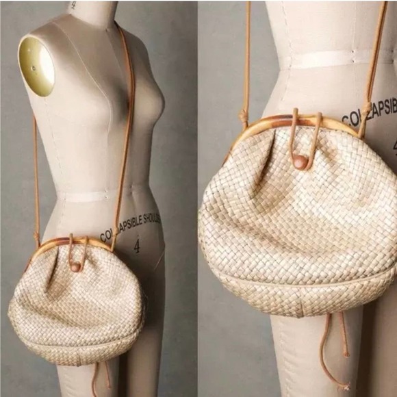 Straw Handbag Crossbody | Vintage Purse - Picture 7 of 9